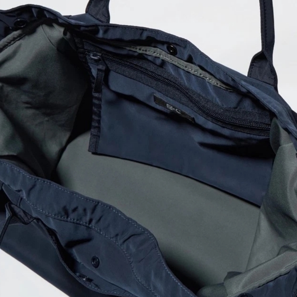 Uniqlo Black  Draw String Bag With Inner Pockets-NWT - Picture 13 of 13